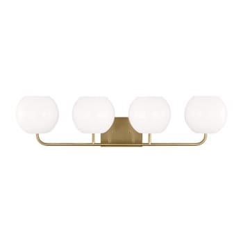 Image for Generation Lighting Rory 4-Light Satin Bronze Vanity Light With LED Bulbs from HD Supply