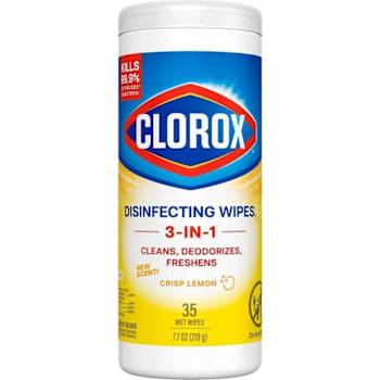 Image for Clorox Disinfecting Wipes Cloroxpro Lemon Fresh Scent 35 Wipe Count Canister from HD Supply