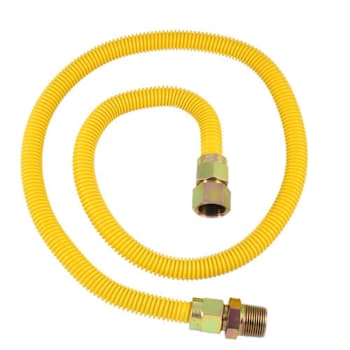 Eastman Yellow Coated Gas Supply Line 5/8"Od-3/4"Fip X 3/4"Mip X 48" Bag