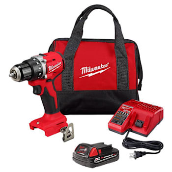 Image for Milwaukee M18 18v COMPACT Lithium-Ion Brushless Cordless 1/2" Drill/Driver Kit from HD Supply