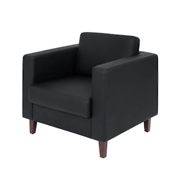Flash Furniture Hercules Artemis Black Chair W/ 2 Ac Outlets/1 Usb/1 Usb-C Ports