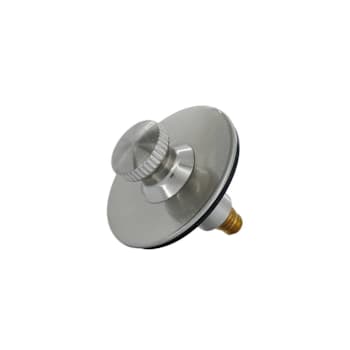LSP Rapid Fit Universal Press N Lift Tub Drain Stopper Satin Nickel