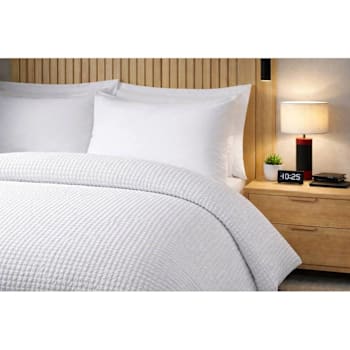 Image for Integra Fabrics Wells Full-Queen Decorative Top Sheet  96" X 98" Case Of 12 from HD Supply