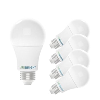 Image for Viribright 14 Watt A19 LED Bulb, E26, Dimmable, 2700k, Package Of 4 from HD Supply