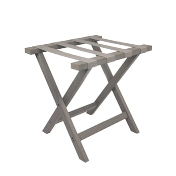 Hospitality 1 Source Luggage Rack - Composite Material - Harbor Grey Case Of 2