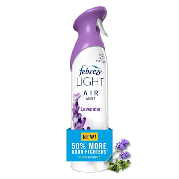 Febreze Air Mist Air Freshener Spray, Light Lavender Scent, 8.1oz, Case of 6