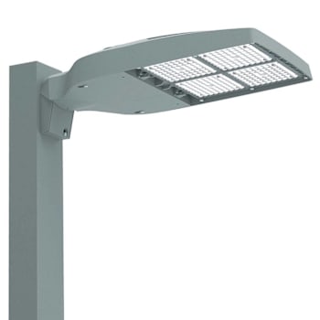 Current Lighting Exo LED Sling Dusk-To-Dawn Area Light, 40k/45k/50k, Light Grey