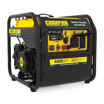 Image for Champion Power Equipment 4500-W Rv Ready Portable Open Frame Inverter Generator from HD Supply