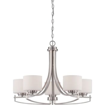 Image for Designers Fountain Axel 5-Light Hanging Indoor Chandelier (Glass) from HD Supply