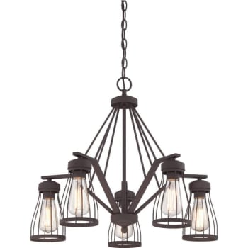 Image for Designers Fountain Brooklyn 5-Light Hanging Indoor Chandelier from HD Supply