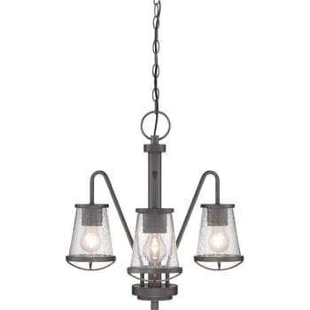 Image for Designers Fountain Darby Weathered Iron 3-Light Chandelier from HD Supply