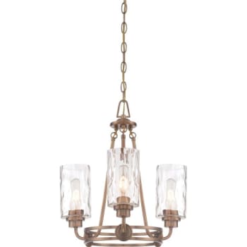 Image for Designers Fountain Gramercy Park 3-Light Indoor Chandelier (Old Satin Brass) from HD Supply