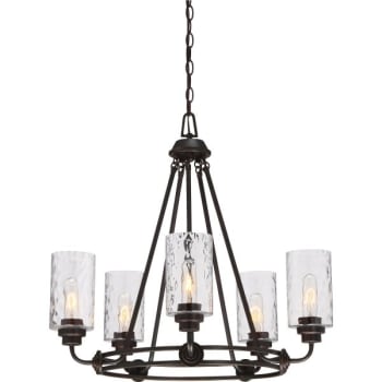 Image for Designers Fountain Gramercy Park 5-Light Indoor Chandelier (Old English Bronze) from HD Supply