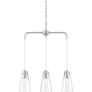Image for Designers Fountain Echo 3-Light Hanging Indoor Chandelier (Glass) from HD Supply