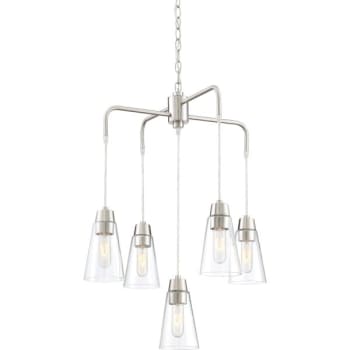 Image for Designers Fountain Echo 5-Light Hanging Indoor Chandelier (Glass) from HD Supply