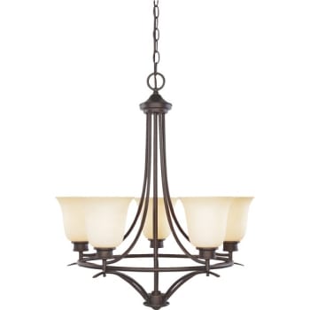 Image for Designers Fountain Montego 5-Light Hanging Indoor Chandelier (Glass) from HD Supply