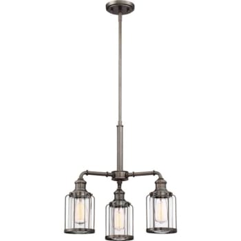 Image for Designers Fountain Anson 3-Light Indoor Chandelier (Glass) from HD Supply