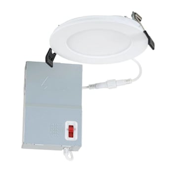 Keystone Technologies 4" LED Wafer Downlight. Color Select Technology