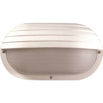 Image for Liteco 4.25" X 10.5" Outdoor Wall Mount, E26, White With Frost Lens from HD Supply