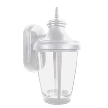 Image for Liteco Outdoor Wall Mount Composite Fixture, E26 Socket, White With Clear Lens from HD Supply