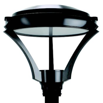 Image for Liteco LED Outdoor Commercial Post Lantern, 4000 Lumens, 5000k, 40 Watt, Black from HD Supply