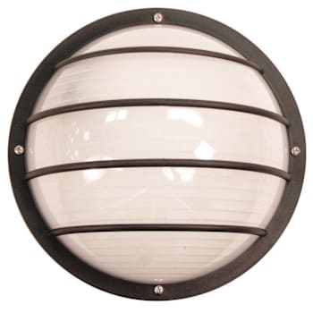 Image for Liteco 10.25" Outdoor Composite Fixture, E26, Black Housing With Frost Lens from HD Supply