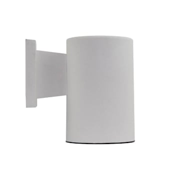 Image for Liteco 7.25" Downlight Outdoor Wall Mount Cylinder Fixture, E26 Socket, White from HD Supply