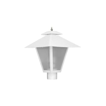 Image for Liteco 13" Imperial Post Top, E26 Socket, White Housing With Frost Lens from HD Supply