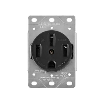 Image for Energetic Lighting 50 Amp Industrial Receptacle Outlet, Flush, Nema 14-50r from HD Supply