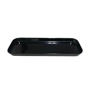 Fortis Melamine Amenity Tray - Black - Newport Case Of 24