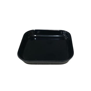 Fortis Melamine Soap Dish - Black - Newport Case Of 24