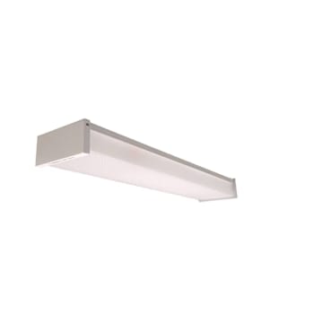 Image for Precision 2' LED Square Wraparound, Prismatic Lens, Adjustable Lumens And CCT from HD Supply
