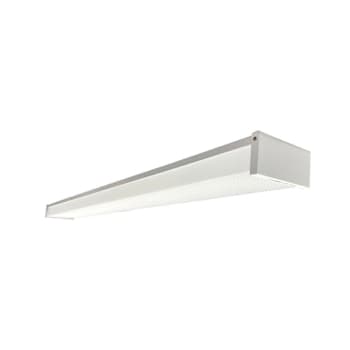 Precision 4' LED Square Wraparound, Prismatic Lens, Adjustable Lumens And CCT