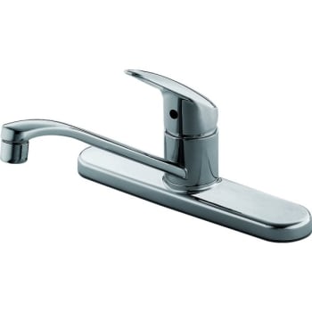 CFG® Cornerstone™ Single Handle Kitchen Faucet With Sprayer, 1.5 GPM, Chrome