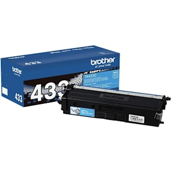 Brother Tn433c Original High Yield Laser Toner Cartridge Cyan