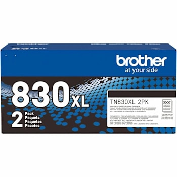 Brother Tn830xl2pk Original High Yield Laser Toner Cartridge Black Package Of 2