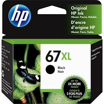 HP 67xl Original High Yield Inkjet Ink Cartridge Black