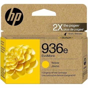 Image for HP Evomore 936e Original High Yield Inkjet Ink Cartridge Yellow from HD Supply