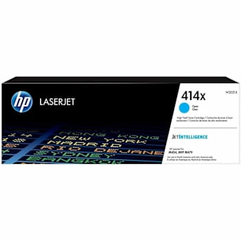 Image for HP 414x W2021x Original High Yield Laser Toner Cartridge Cyan from HD Supply