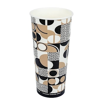 Image for Bunzl Jvsw24stkcof Hot Cup 24-Oz Swpaper Coffee Stock Print 90mm Case Of 500 from HD Supply