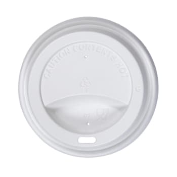 Bunzl Jsl1024ppw90 Dome Sip Lid Whtpp 90mm Fits 10/12/16/20/24-Oz Case Of 1000