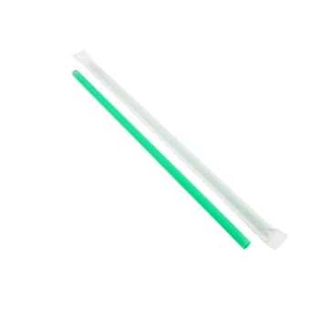 Bunzl G1025gnxa12 Giant Straw Green10.25" Boxed Paper Wrapped Case Of 1200