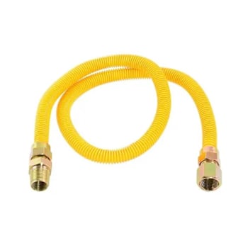 Image for Eastman Coated Ss Gas Connector 5/8 OD X 24" 1/2"Mip X 1/2"Fip from HD Supply