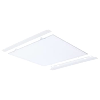 SATCO 2'X2' LED Flat Troffer Retrofit, Adjustable Cct, 20/30/40 Watt Matte White