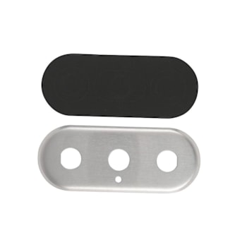 Image for Bestcare Repl Faucet Obround Escutcheon And Gasket, 4" (Hot & Cold) from HD Supply