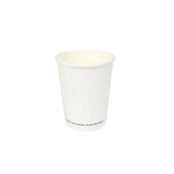 Image for Bunzl Jvsw08whtpla Hot Cup 8-Oz Swpaper Pla Wht Single Wall 80mm Case Of 1000 from HD Supply
