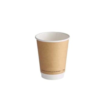 Image for Bunzl Jvdw08kft80 Hot Cup 8-Oz Dwpaper Kraft Double Wall 80mm Case Of 500 from HD Supply