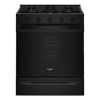 Image for Whirlpool 30-Inch Gas Smart Range With Air Cooking Technology Black from HD Supply