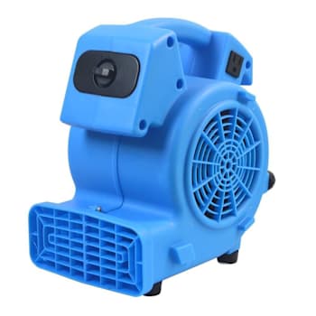 Blotek 1/8 HP 600 CFM Air Mini Mover Carpet / Floor Fan With High-Power Airflow