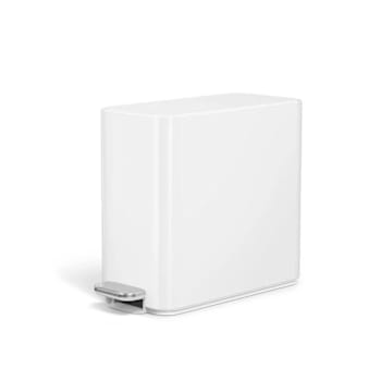 Image for Simplehuman 2.4-Gal 9l Slim Step Can White Steel from HD Supply